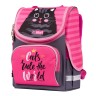 Рюкзак каркасный Smart PG-11 Cat rules серый розовый 556515