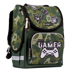Рюкзак каркасный Smart PG-11 Best Gamer зеленый 557016