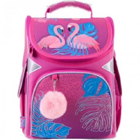 Рюкзак GoPack Education каркасный 5001-4 Pink flamingoes