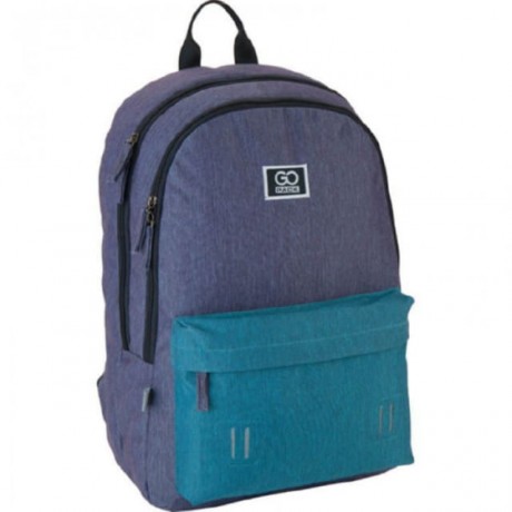 Рюкзак GoPack Сity 140-1 сірий, бірюзовий