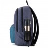 Рюкзак GoPack Сity 140-1 сірий, бірюзовий