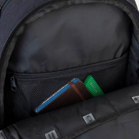 Рюкзак GoPack Сity 140-2 чорний, гірчичний